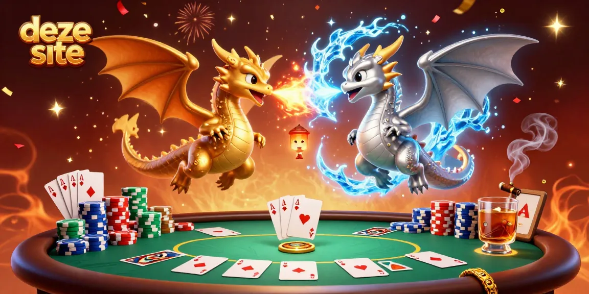 Engage with thrilling gameplay on deze site, featuring exciting poker action and dynamic dragon characters.