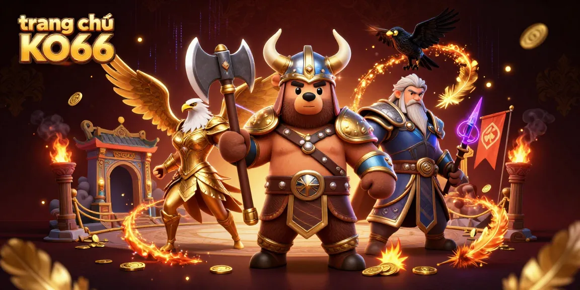 Engage in thrilling gameplay at trang chủ KO66 with dynamic casino elements and characters.